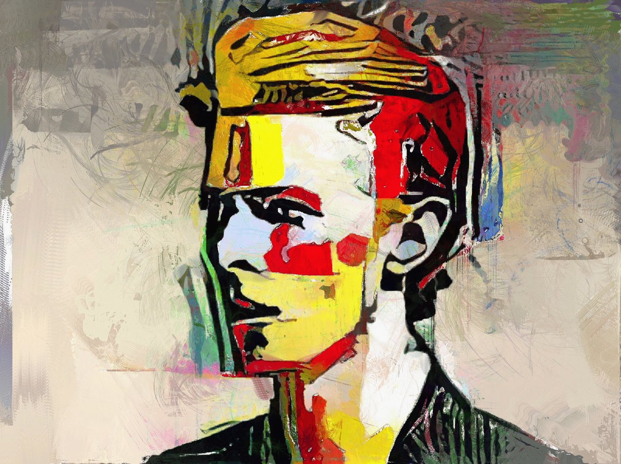 Picasso újragondolva - David Bowie (festmény) alkotó: Mark Gordon