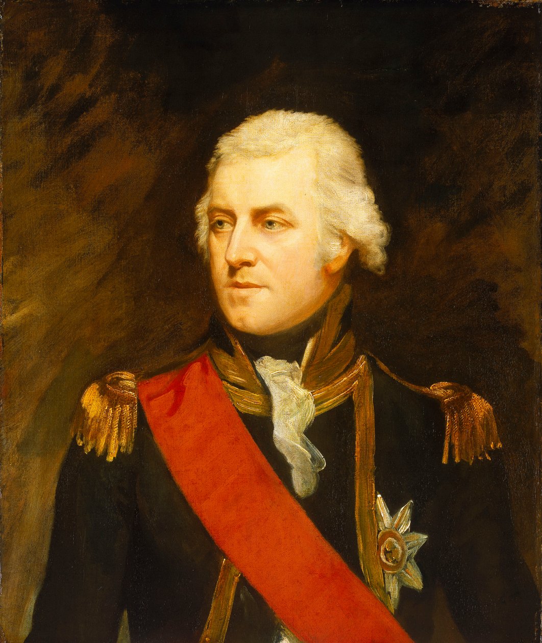 John Borlase Warren kapitány (1753-1822), 19. század eleje (olaj, vászon) alkotó: Mark Oates