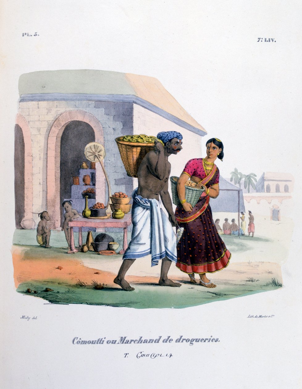 Hardverkereskedő, 1828 alkotó: Marlet et Cie