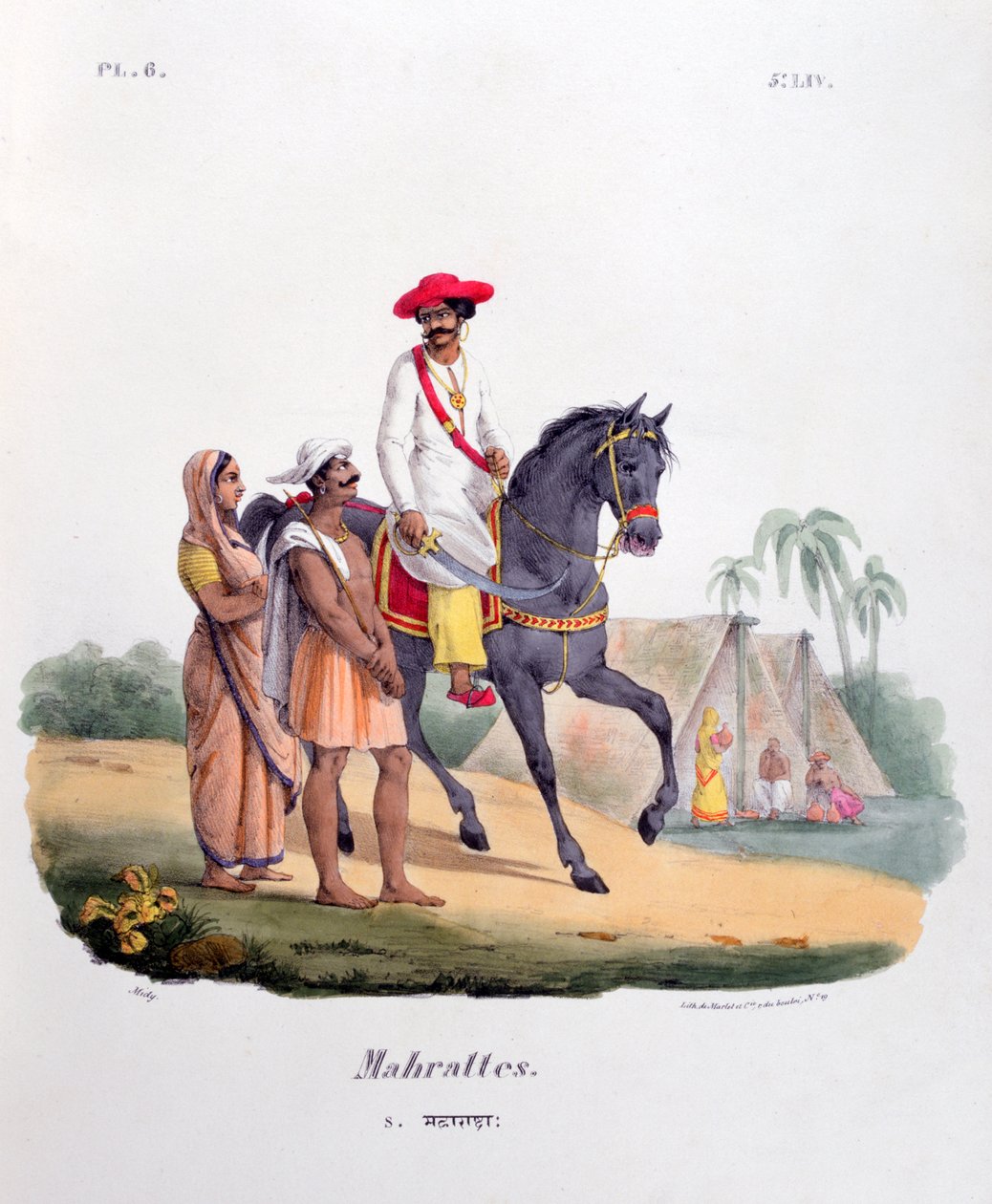 Marathas, 1828 alkotó: Marlet et Cie