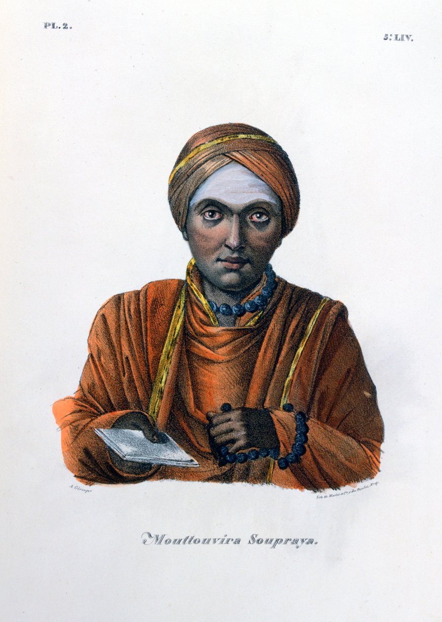 Mouttouvira Soupraya, 1828 alkotó: Marlet et Cie