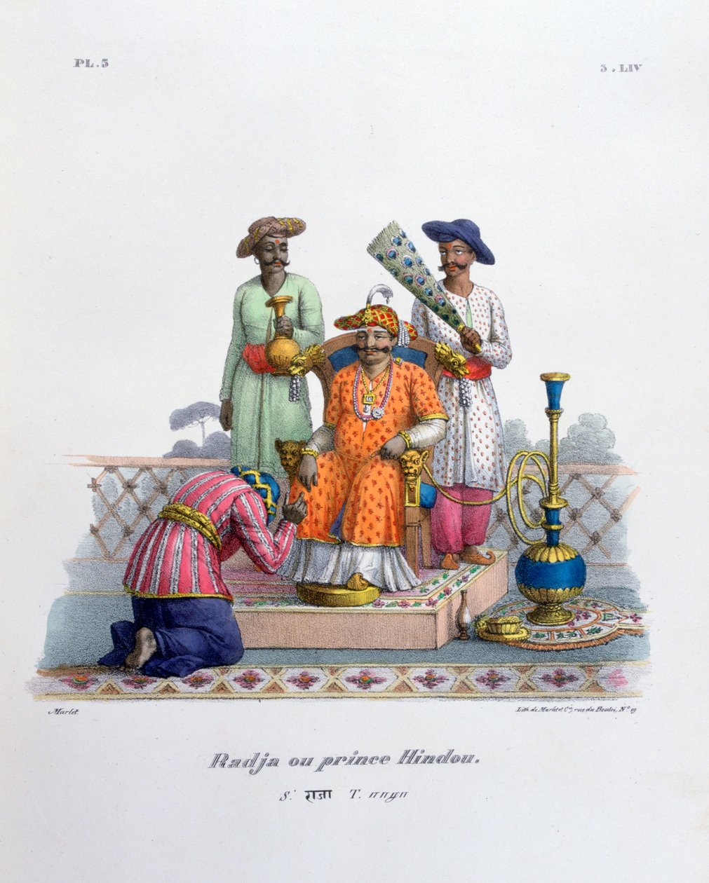Raja, 1828 alkotó: Marlet et Cie