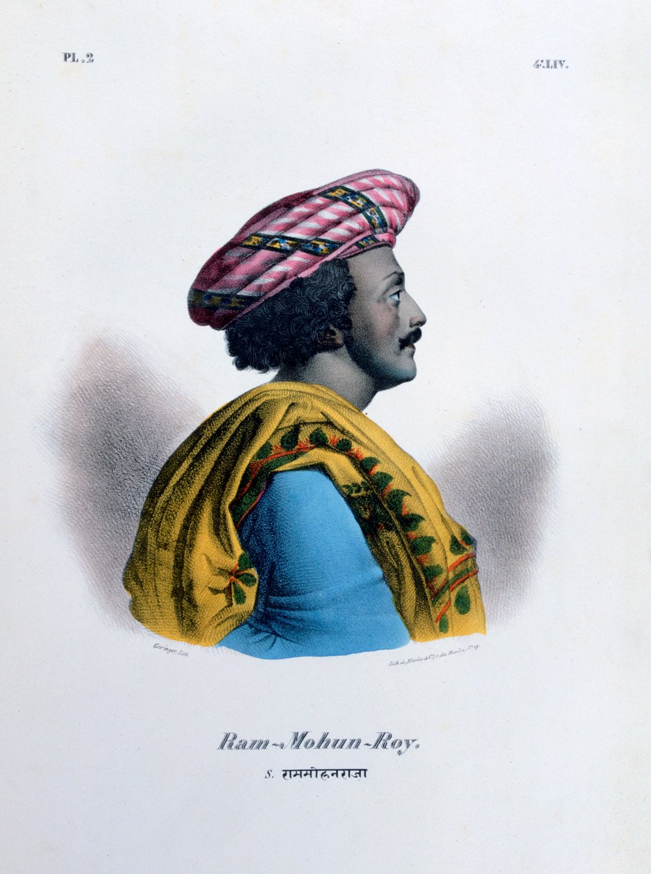 Ram Mohan Roy, a Brahmo Samaj alapítója, 1828 alkotó: Marlet et Cie
