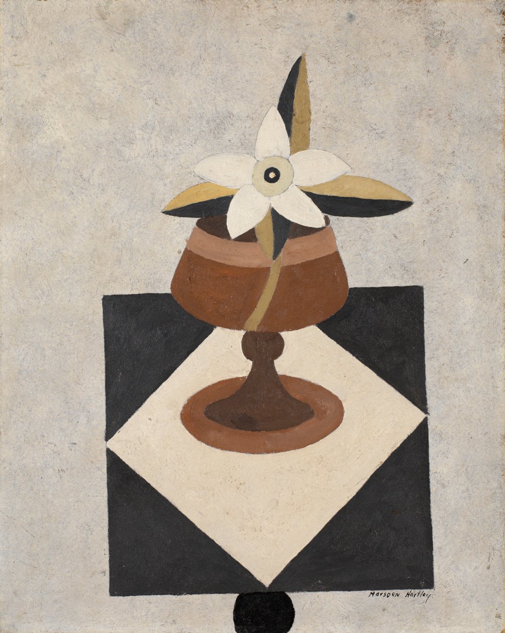 Virágdarab (olaj) alkotó: Marsden Hartley