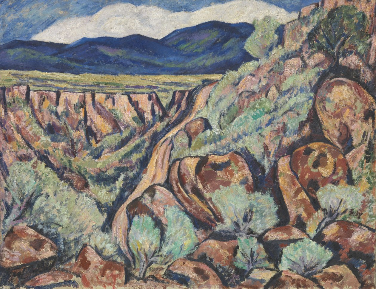 Tájkép, Új-Mexikó, 1919-20 alkotó: Marsden Hartley