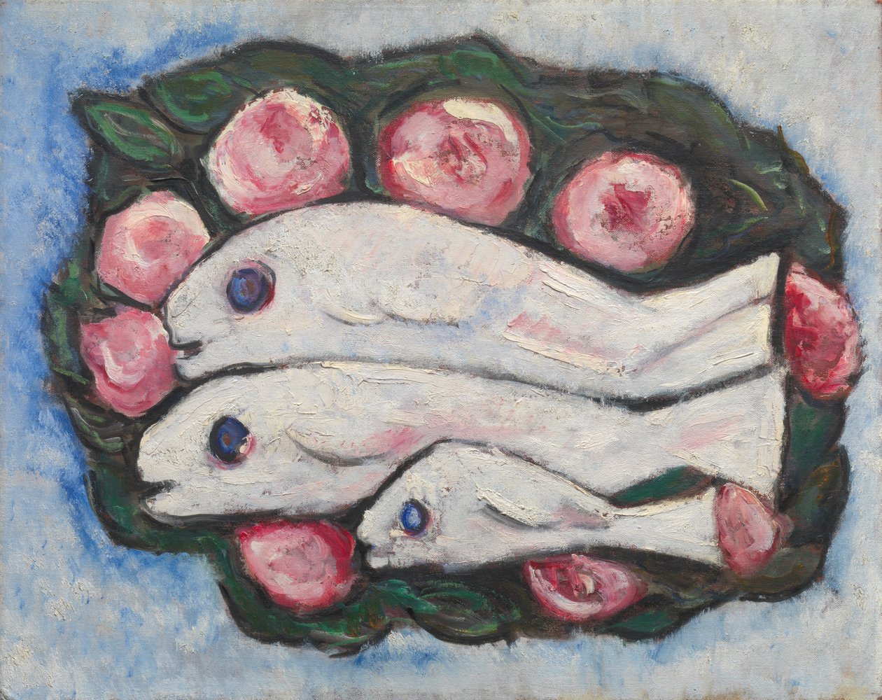 Bankett csendben, 1935-36 (olaj, vászon tábla) alkotó: Marsden Hartley