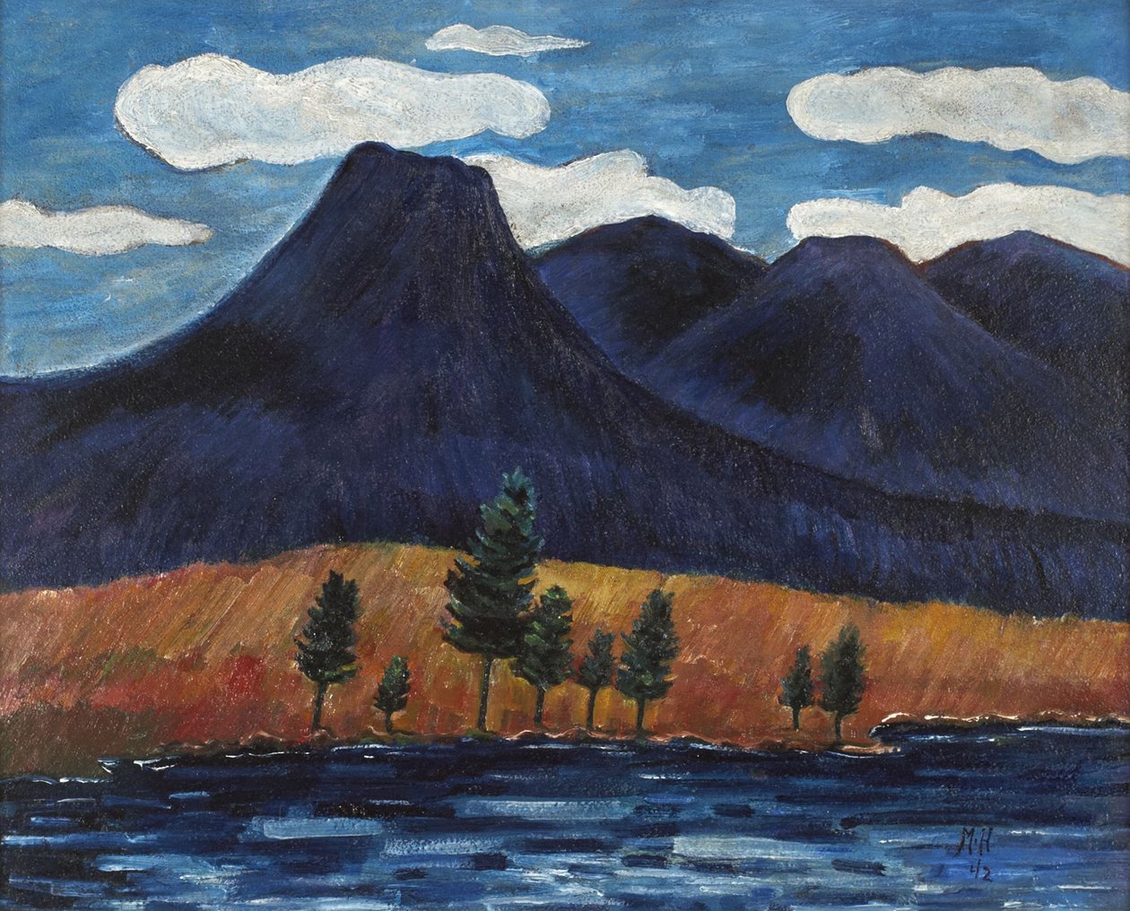 Kék táj alkotó: Marsden Hartley