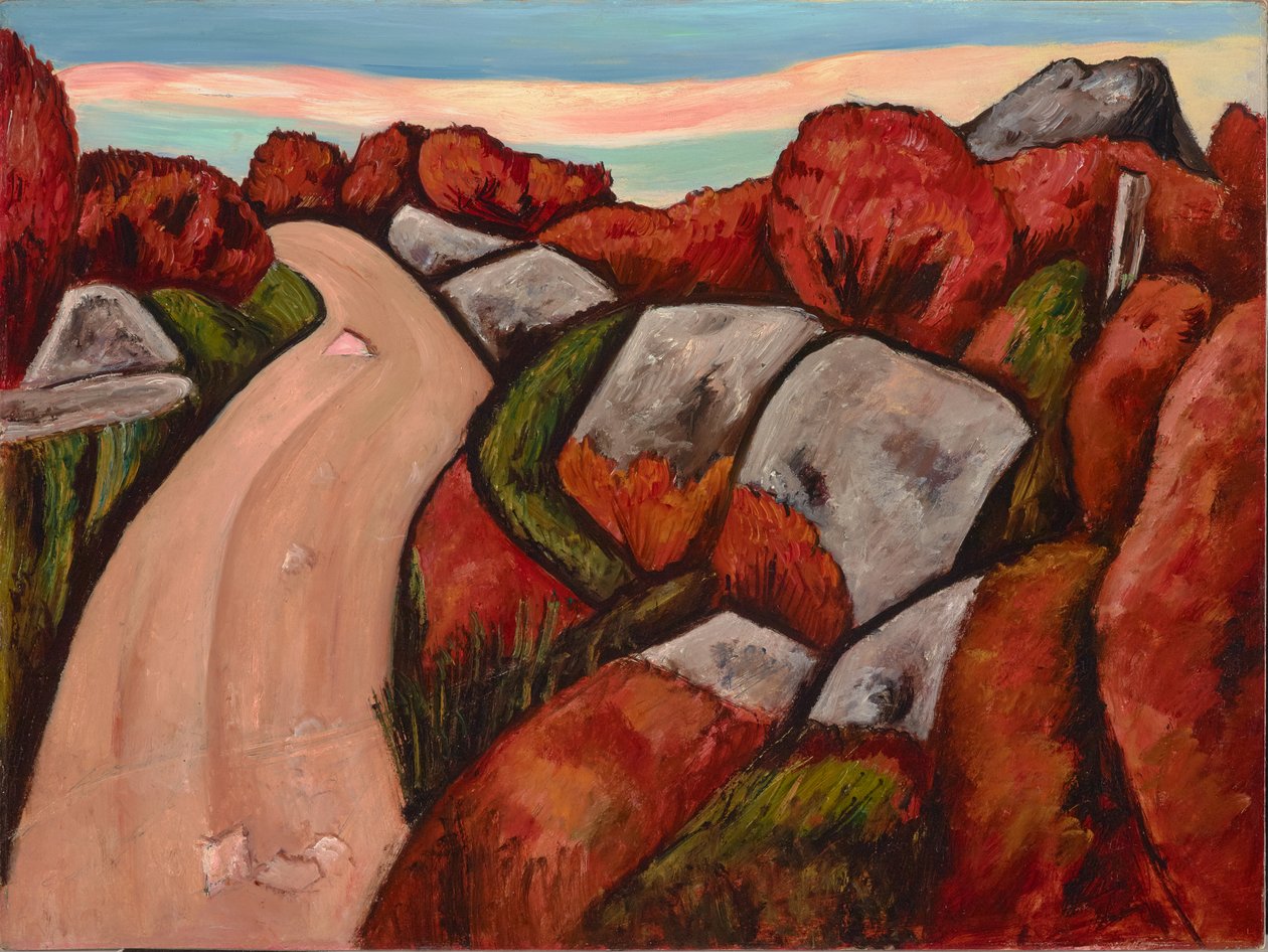 Blueberry Highway, Dogtown, 1931 alkotó: Marsden Hartley