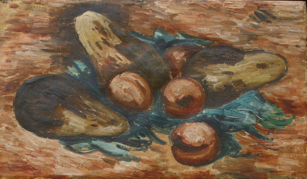 Padlizsán és gránátalma alkotó: Marsden Hartley