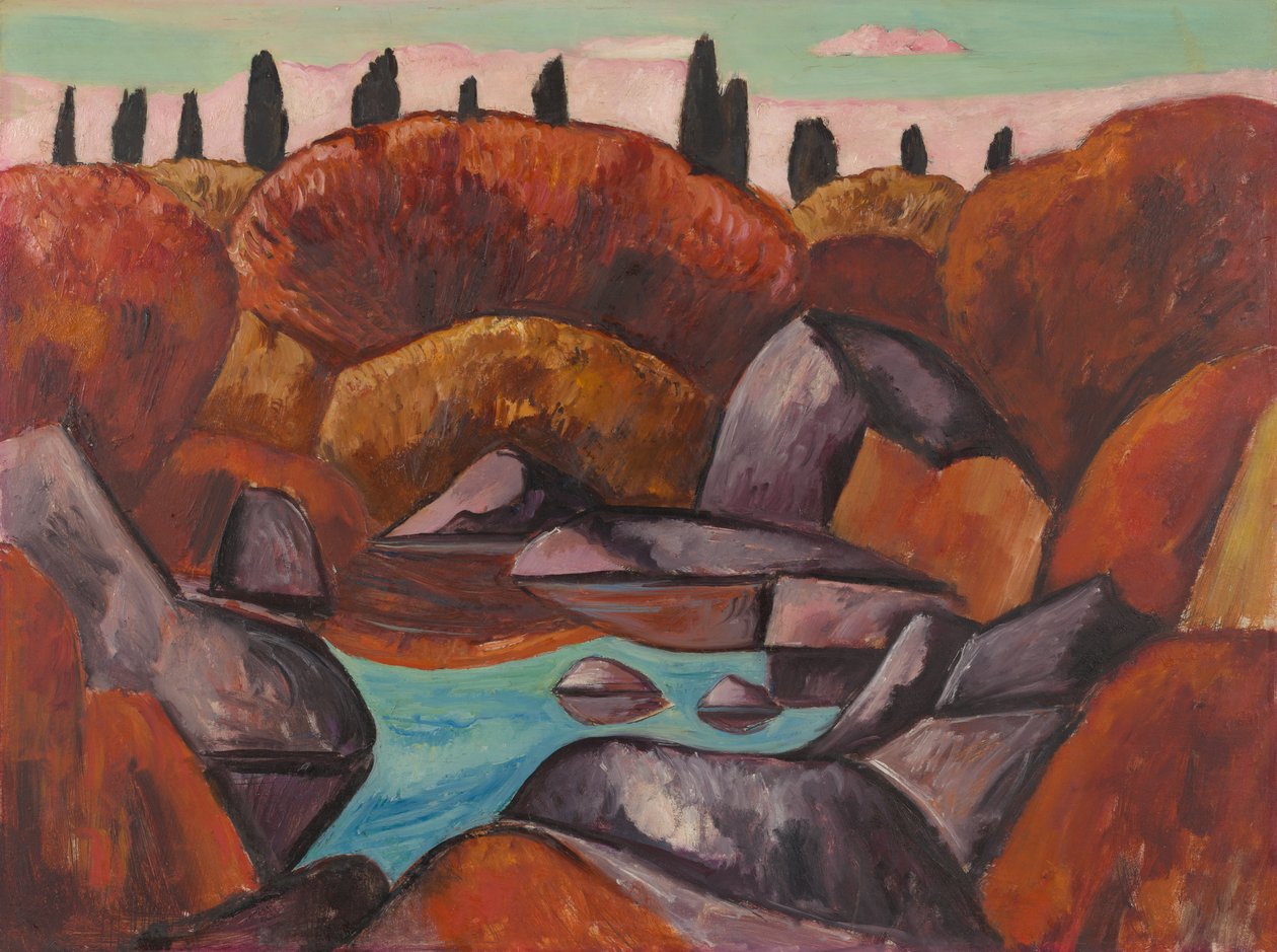 Lángoló tó - Dogtown alkotó: Marsden Hartley