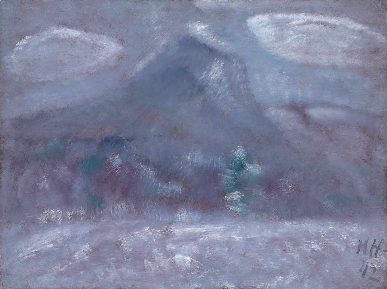 Katahdin hegy, hóvihar alkotó: Marsden Hartley