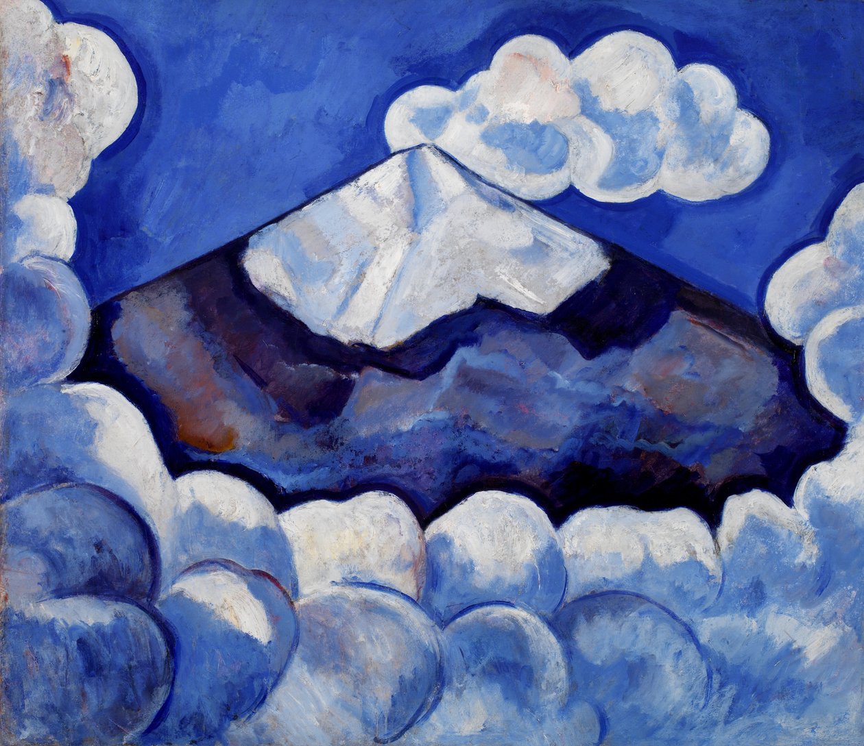 Popocatépetl, élénk reggel - Mexikó alkotó: Marsden Hartley