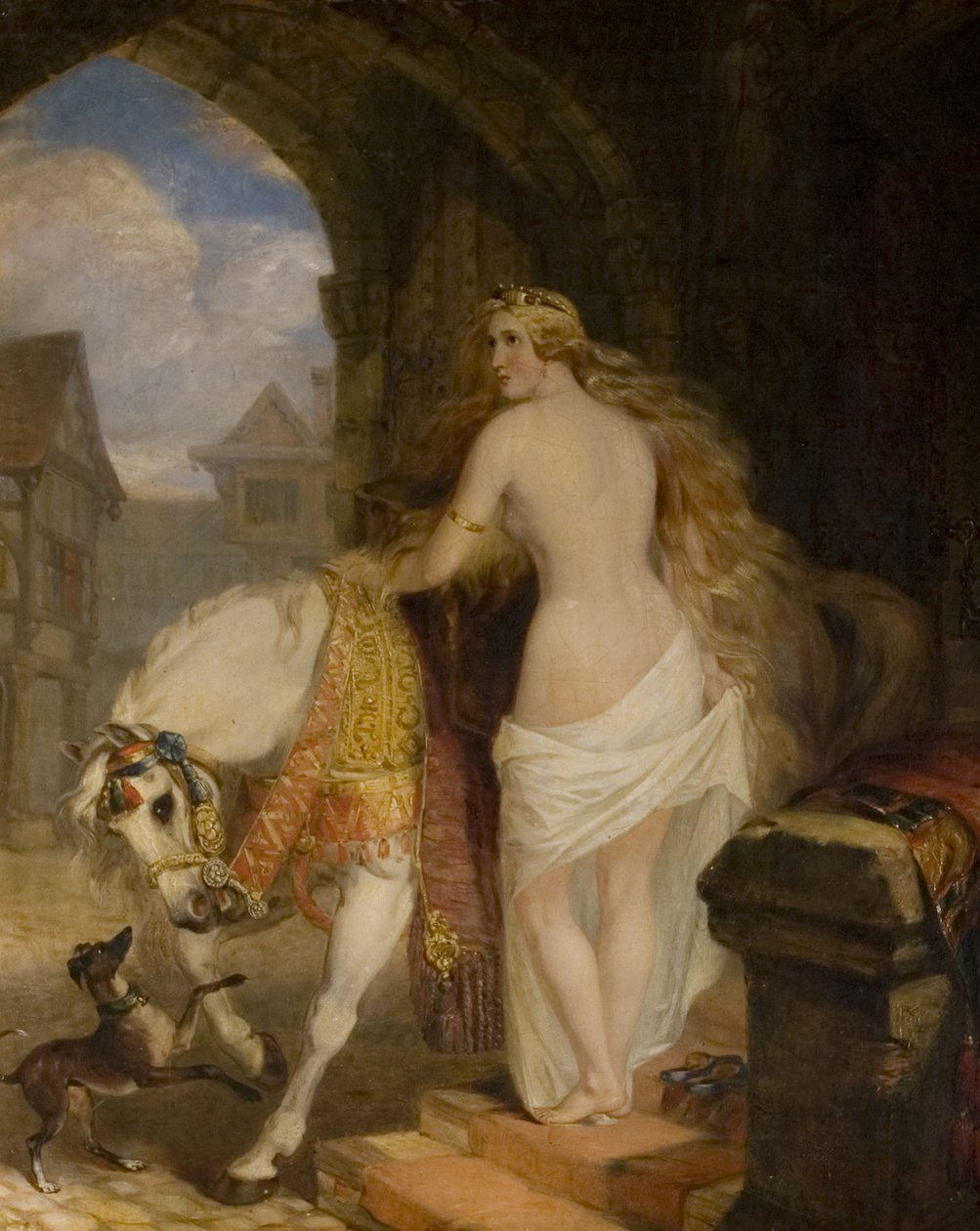 Lady Godiva, 1850 alkotó: Marshall Claxton
