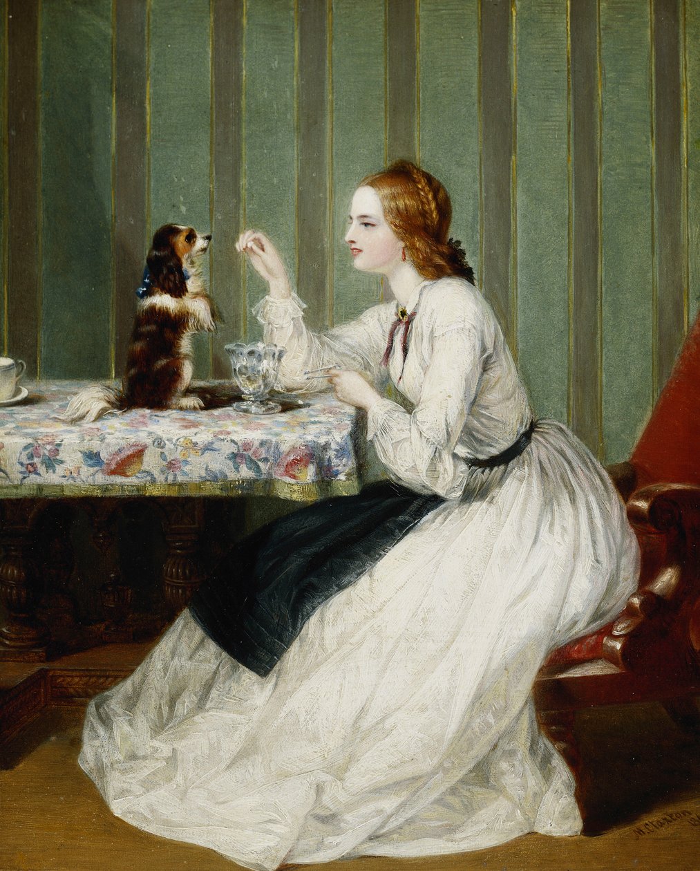 Szerencsére beérkezett adományok, 1862 alkotó: Marshall Claxton