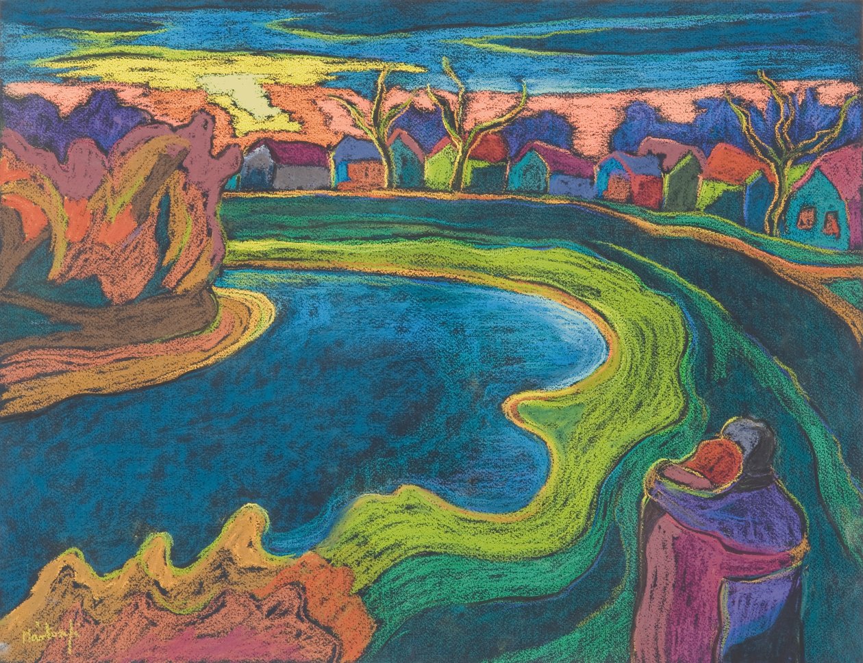 Late Rendezvous, 2006 (pasztell, papíron) alkotó: Marta Martonfi Benke