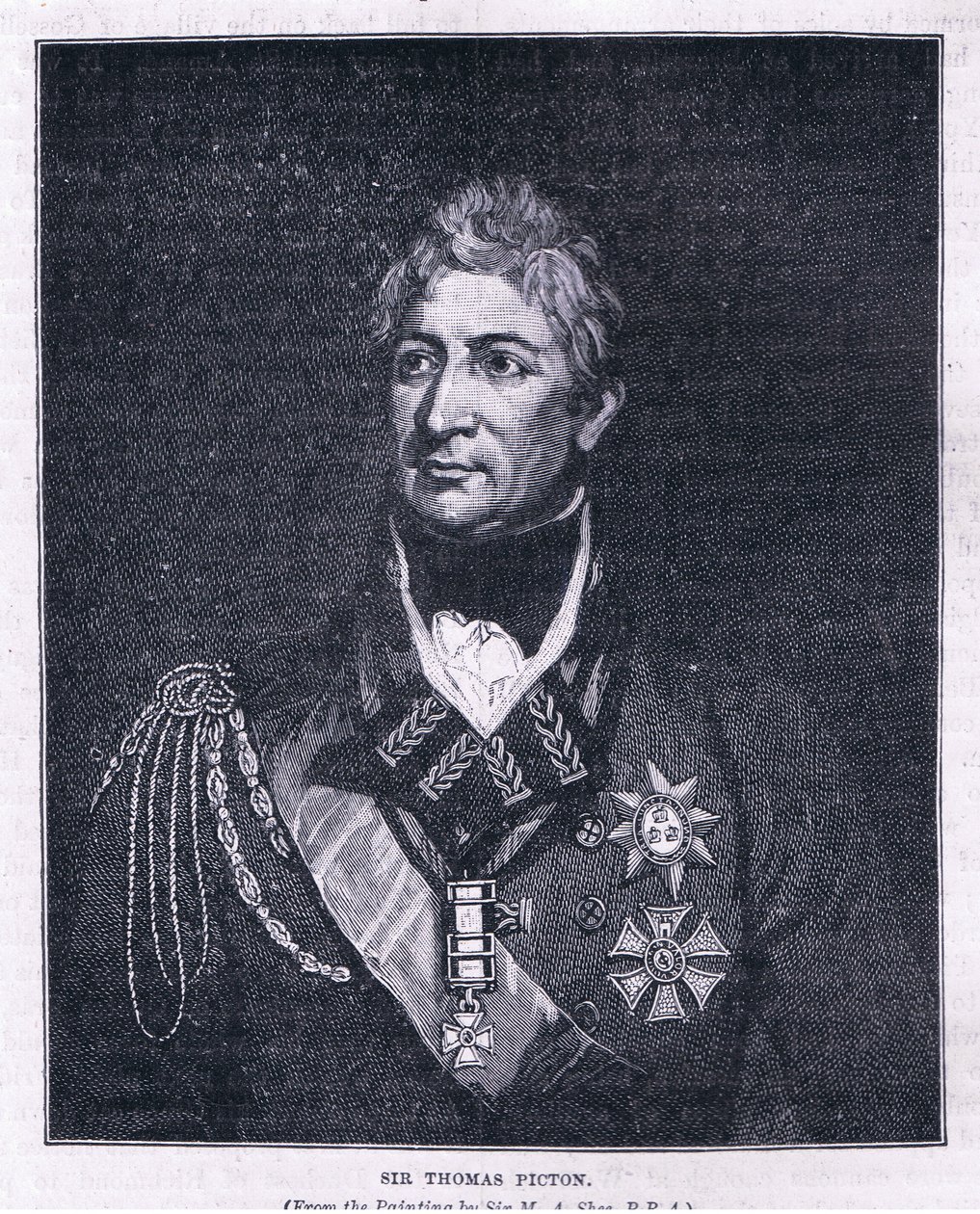 Sir Thomas Picton alkotó: Martin Archer Shee