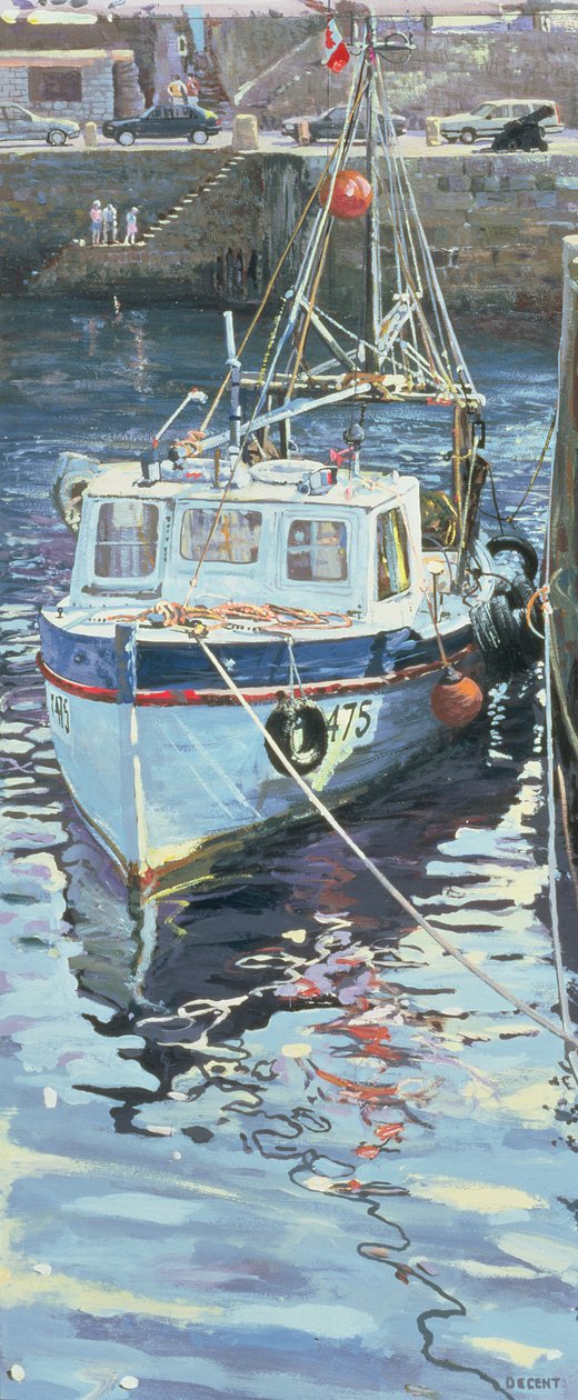 The Toy Boat, 1996 (guache) alkotó: Martin Decent