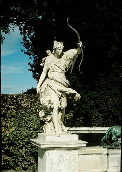 Diana, a vadásznő, a Fontaine de Diane-ból alkotó: Martin Desjardins