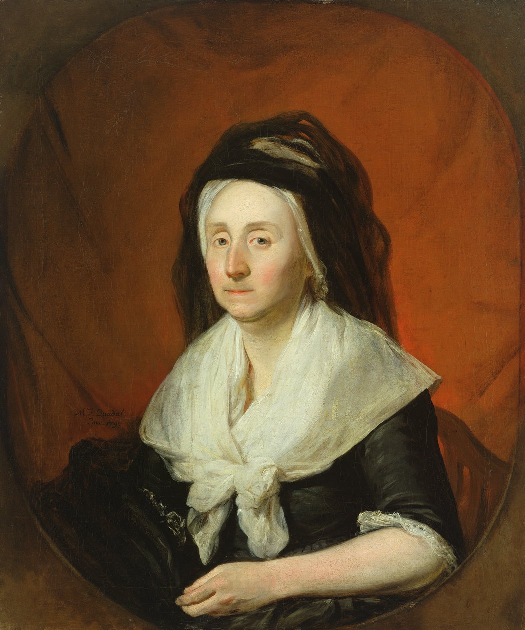 Mrs. Wolters portréja, 1797 alkotó: Martin Ferdinand Quadal