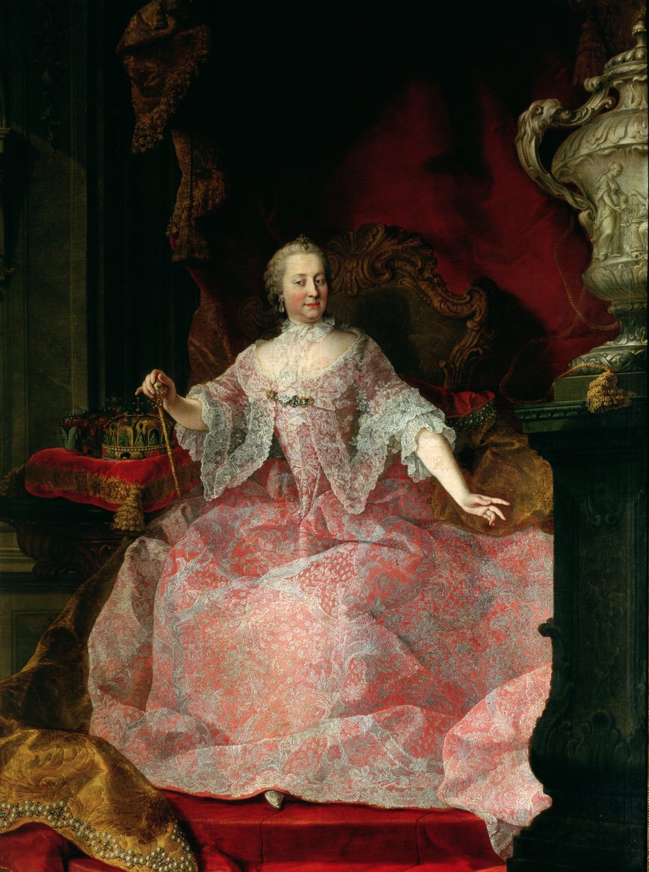 Mária Terézia császárné (1717-80) 1744 alkotó: Martin II Mytens or Meytens