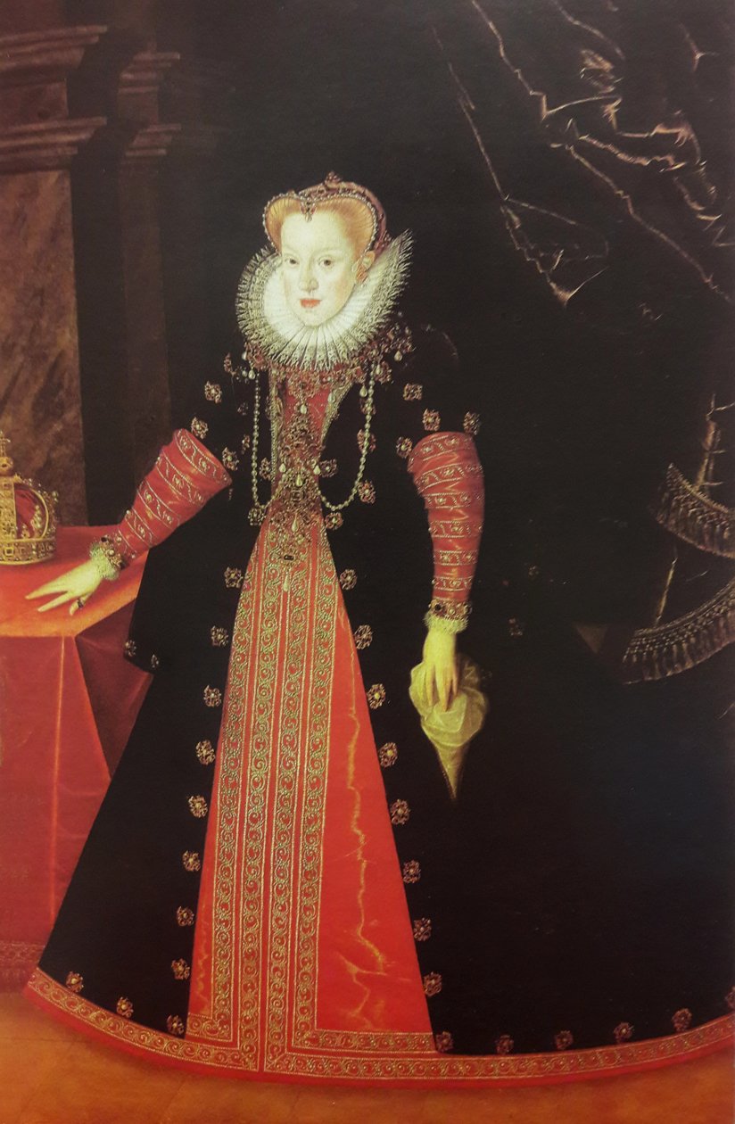 Ausztria Anna (1573-1598) egészalakos portréja alkotó: Martin Kober