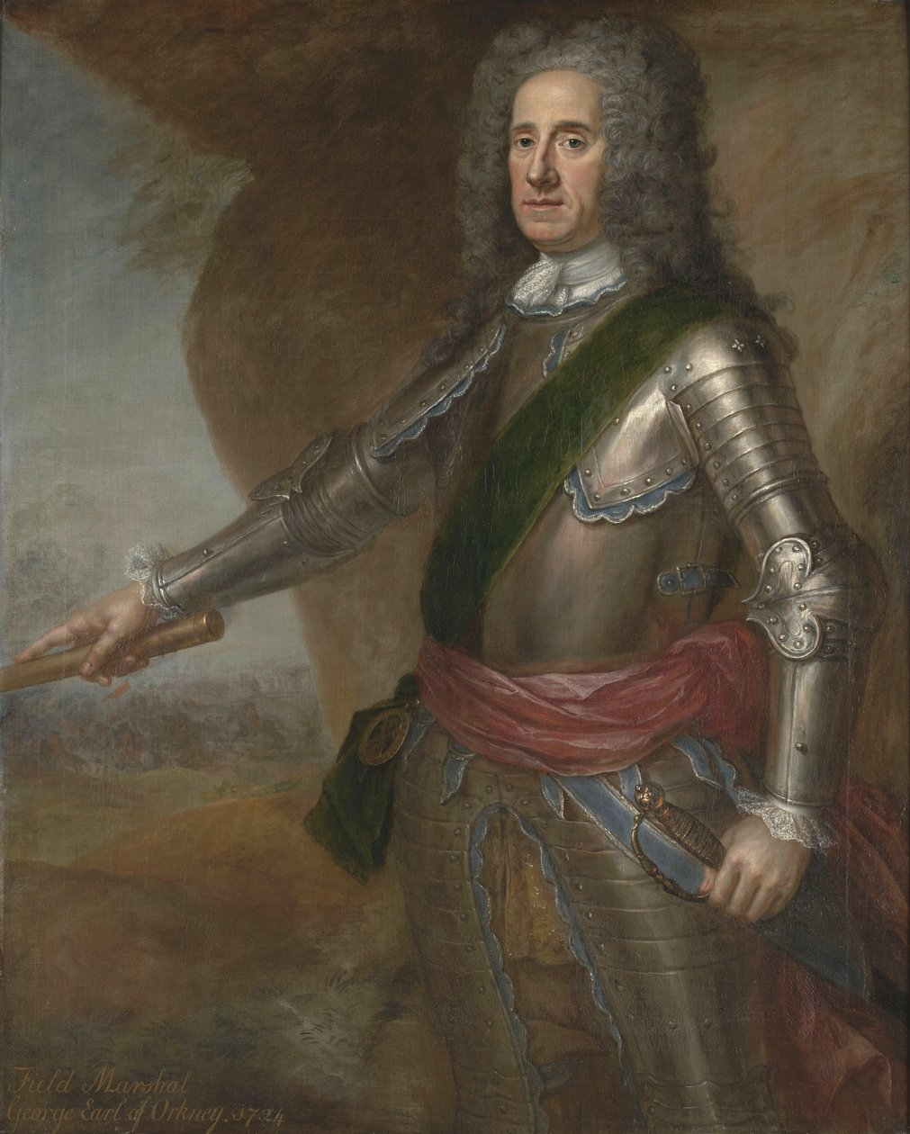 George Douglas-Hamilton, Orkney 1. grófja (1666-1737) portréja alkotó: Martin Maingaud
