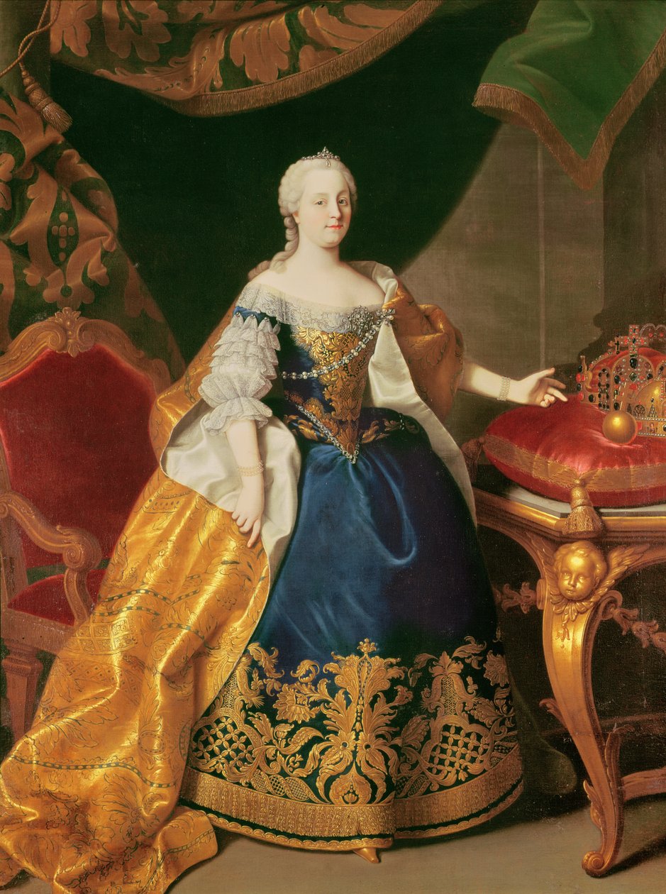Mária Terézia osztrák császárné (1717-80) portréja alkotó: Martin II Mytens or Meytens