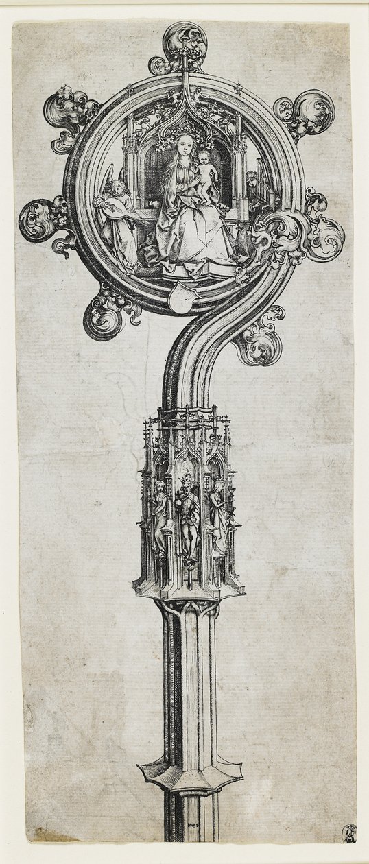 Püspöki süveg, 1475-1480 körüli évek alkotó: Martin Schongauer