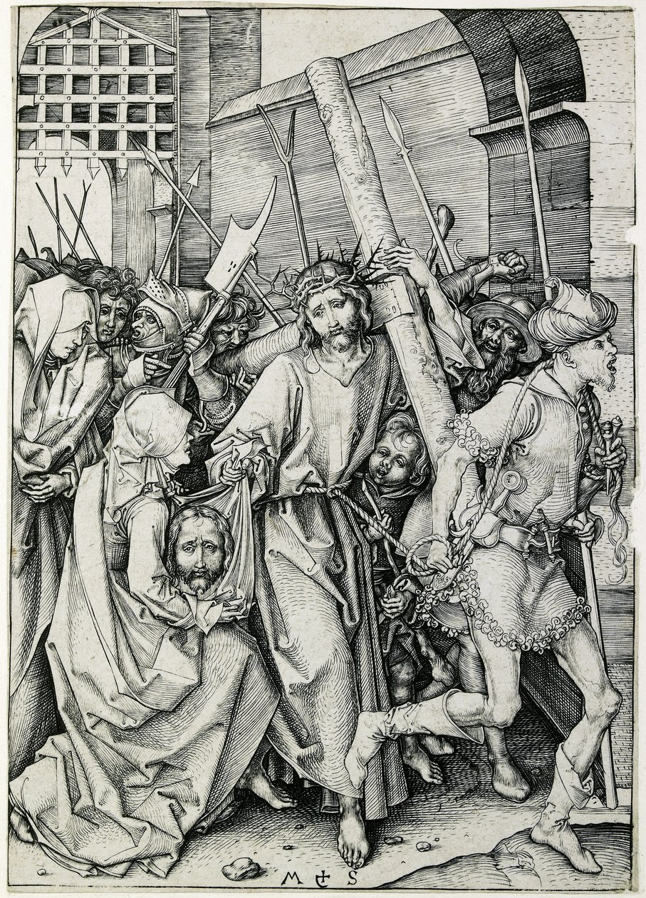 Krisztus hordozza a keresztet alkotó: Martin Schongauer