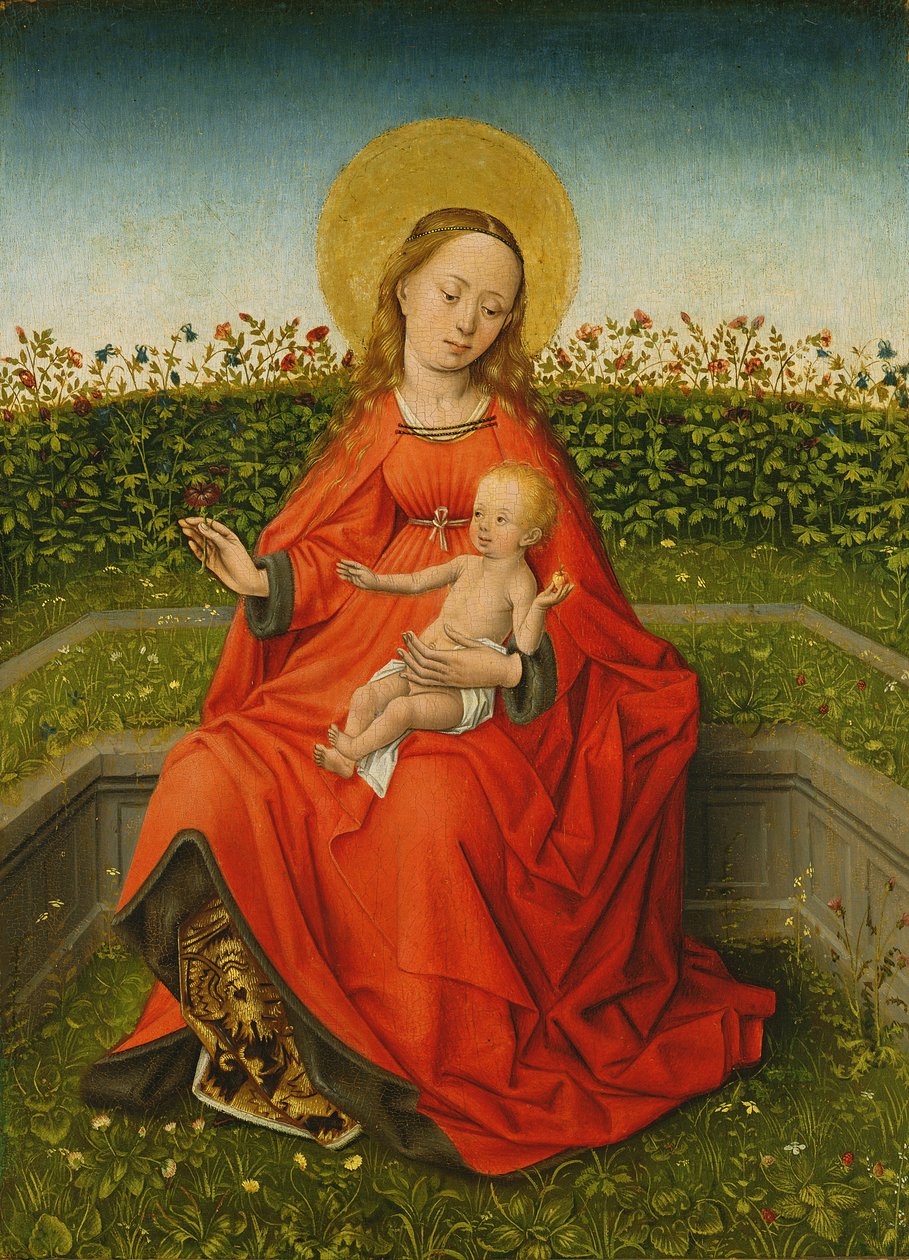 Rózsabokor Mária alkotó: Martin Schongauer