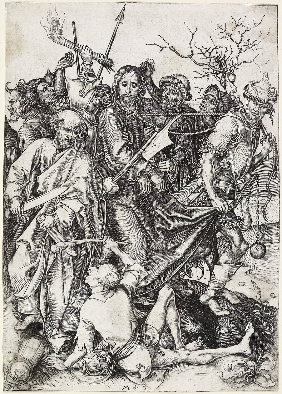 Krisztus elfogása c. 1480 alkotó: Martin Schongauer