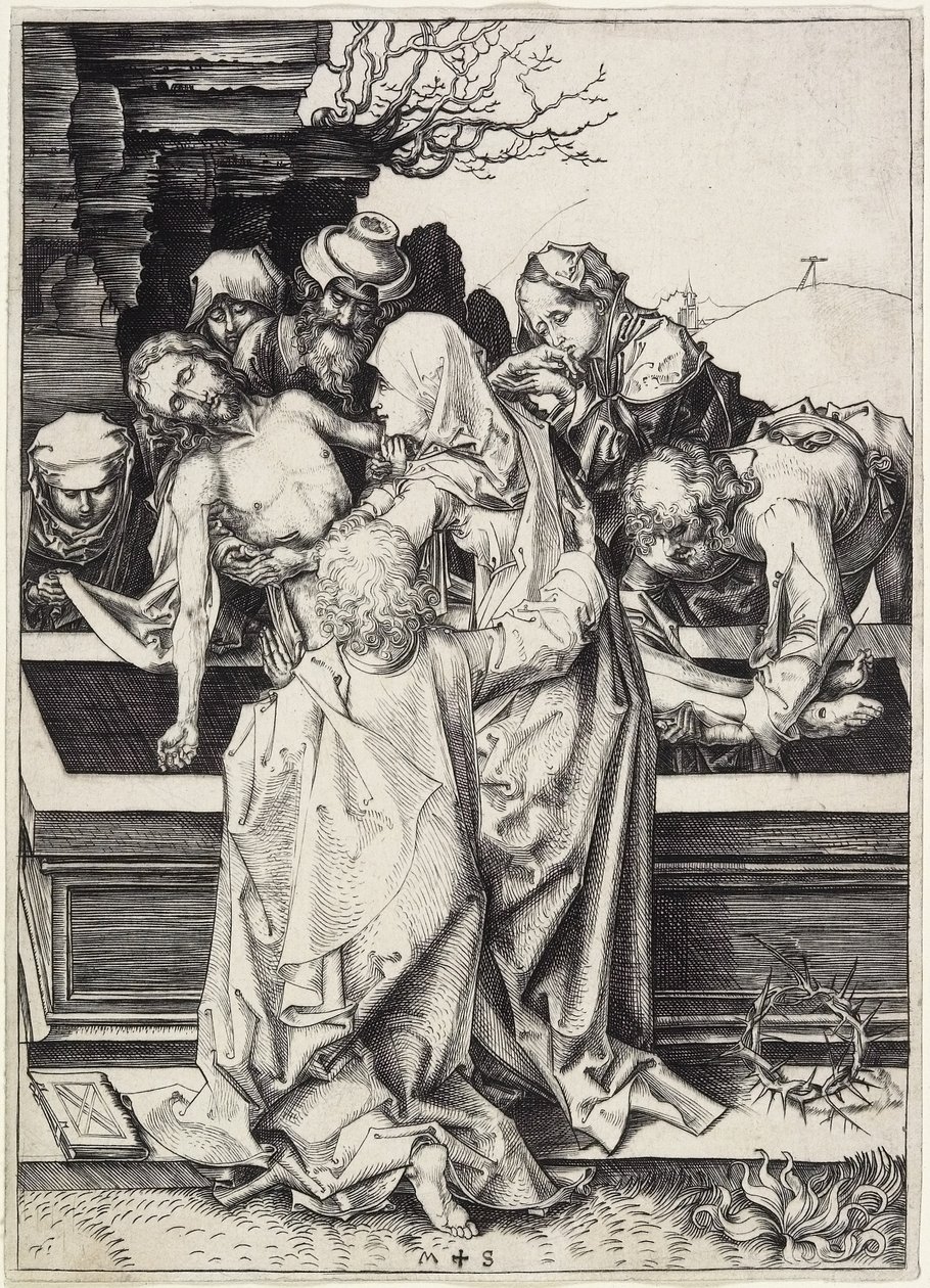 A síremlék, c. 1480 alkotó: Martin Schongauer
