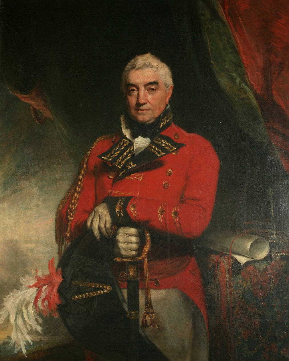 Sir Barry Close vezérőrnagy, Bart, 1811-1850 körül (olaj, vászon) alkotó: Martin Archer Shee