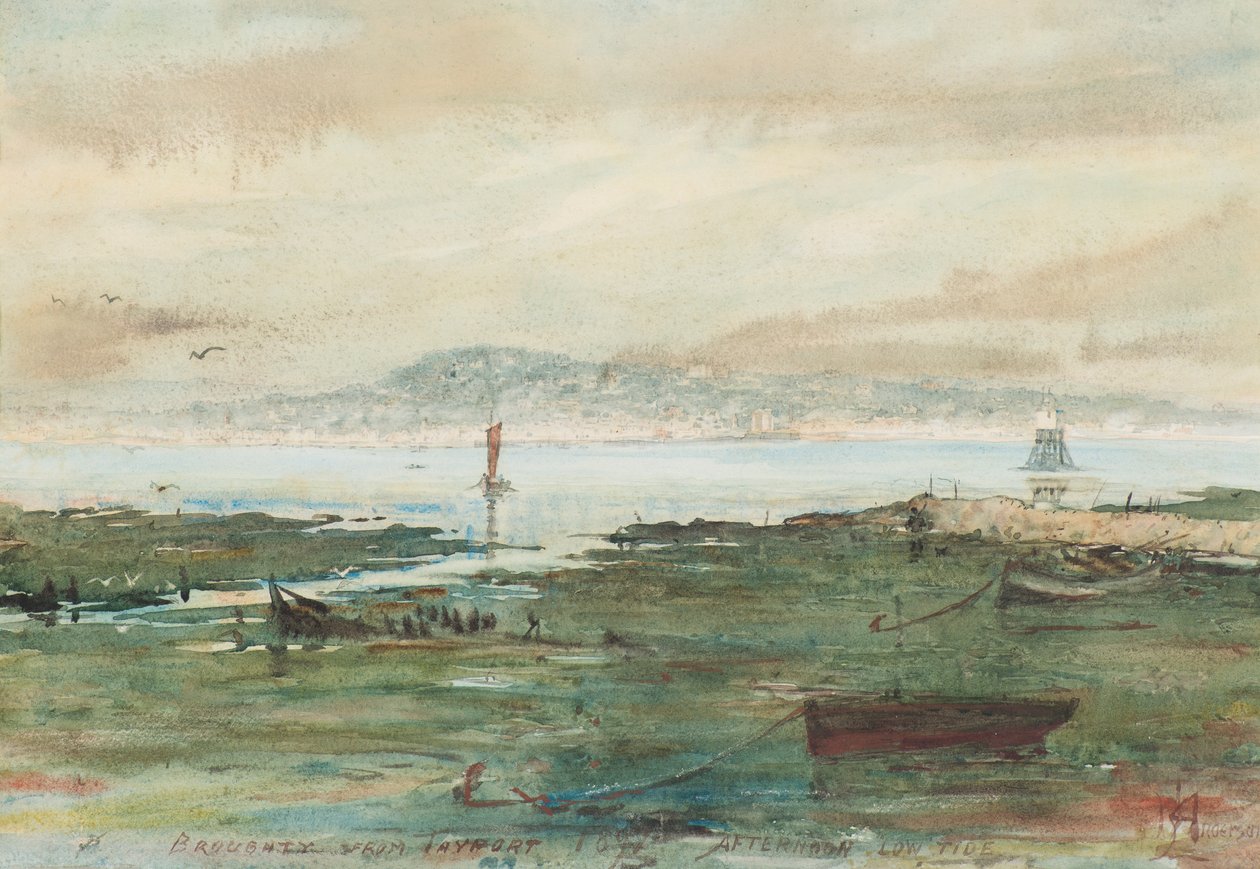 Délutáni apály: Broughty Tayportból alkotó: Martin  Anderson
