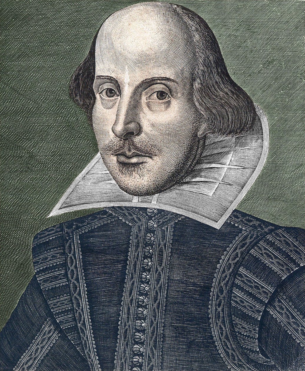 William Shakespeare (1564-1616) portréja. alkotó: Martin Droeshout