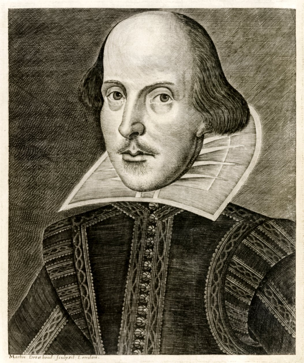 William Shakespeare az 1623-ban megjelent „Mr William Shakespeare