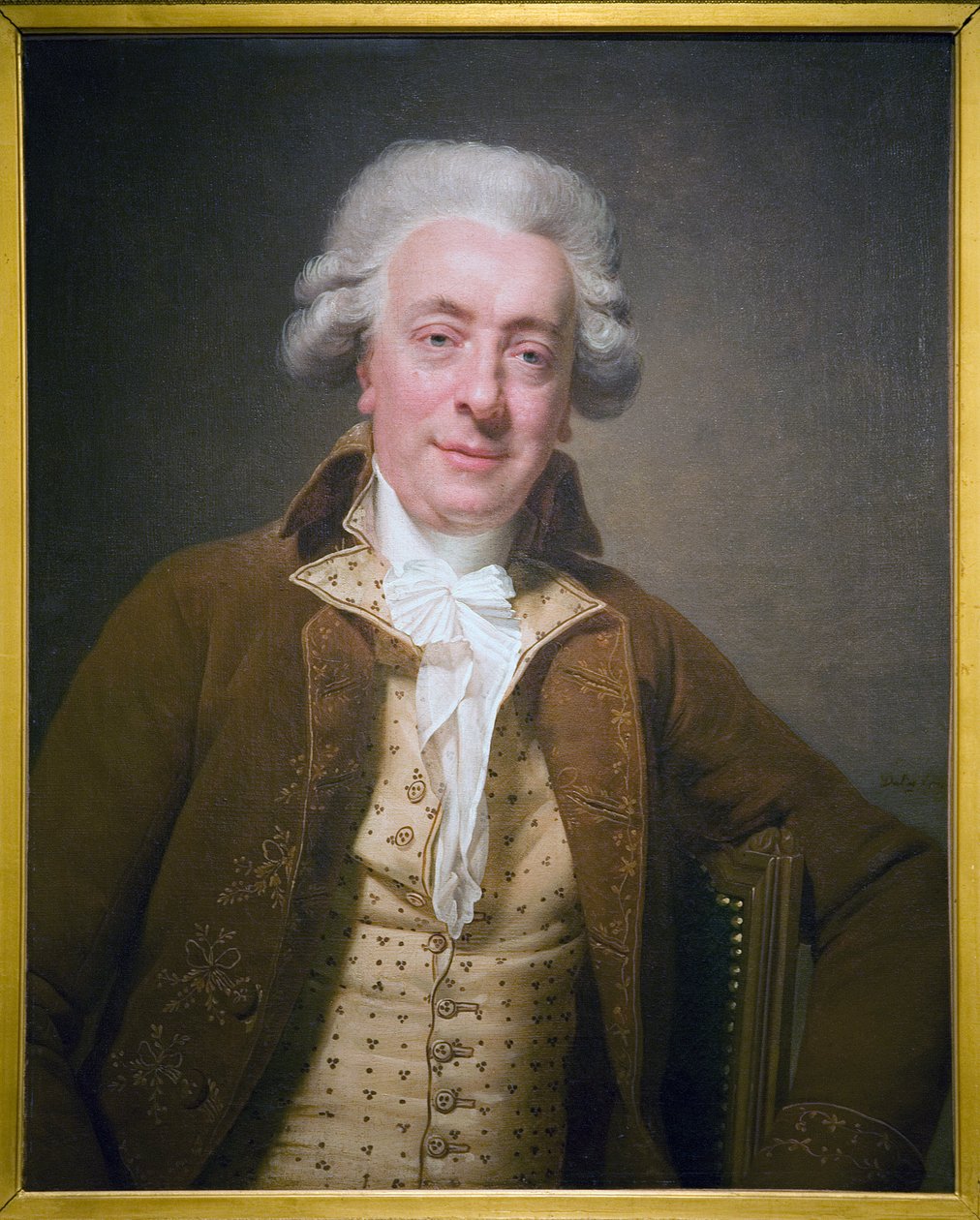 Claude Nicolas Ledoux (1736-1806), francia építész, Olaj, vászon, Martin Drolling (1752-1817), Párizs, Musee Carnavalet. alkotó: Martin Drölling