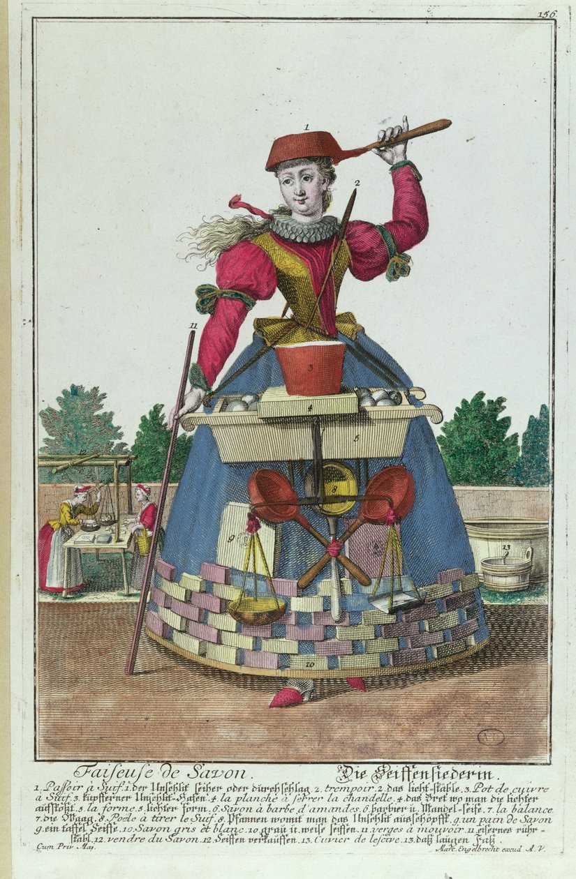 The Soap Maker, 1735 körül (lásd még: 170137) alkotó: Martin Engelbrecht