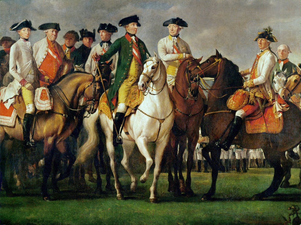 II. József császár és tábornokai a katonai táborban ... alkotó: Martin Ferdinand Quadal