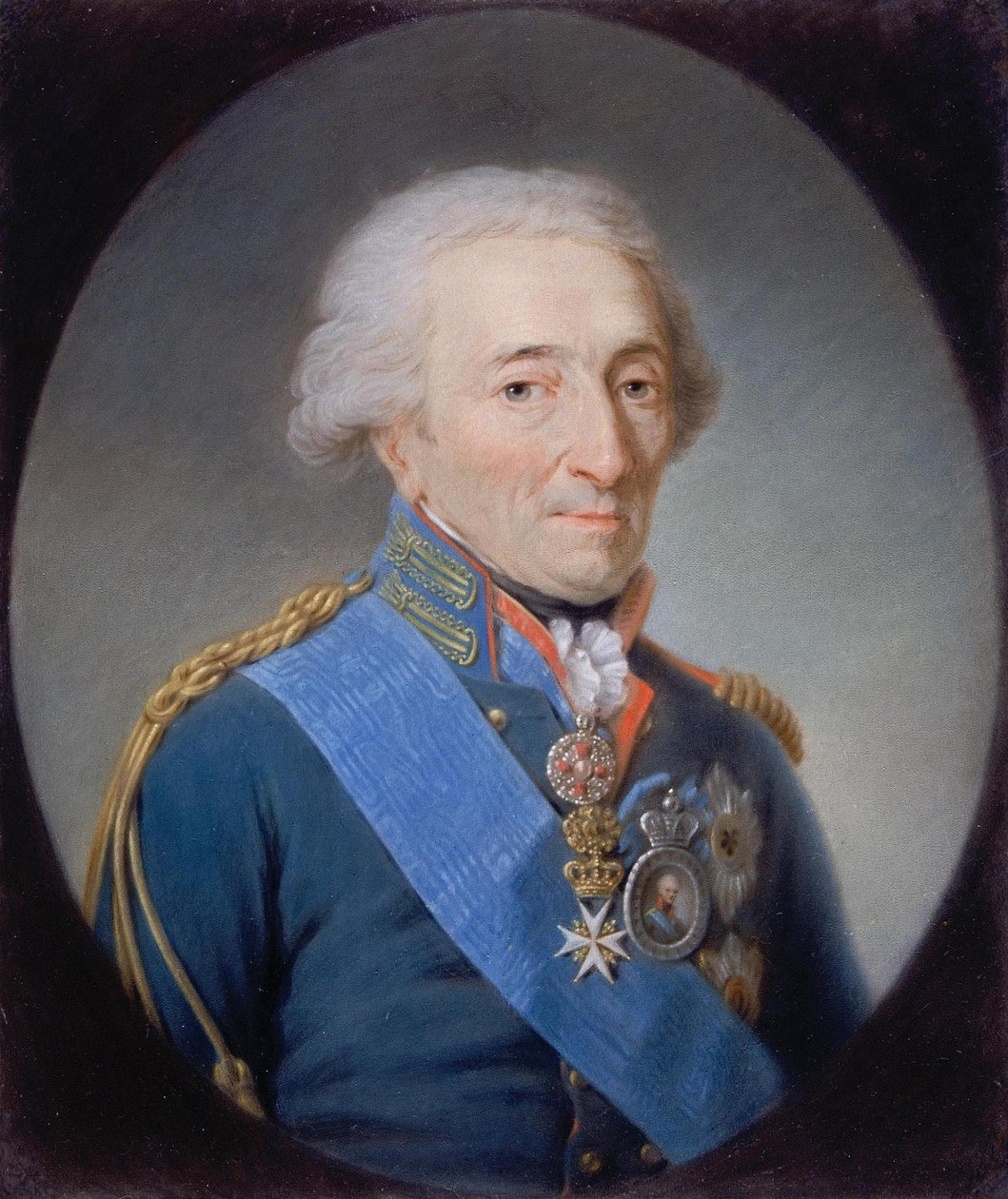 Nyikolaj Ivanovics Saltykov herceg portréja 1736-1816, 1807 alkotó: Martin Ferdinand Quadal
