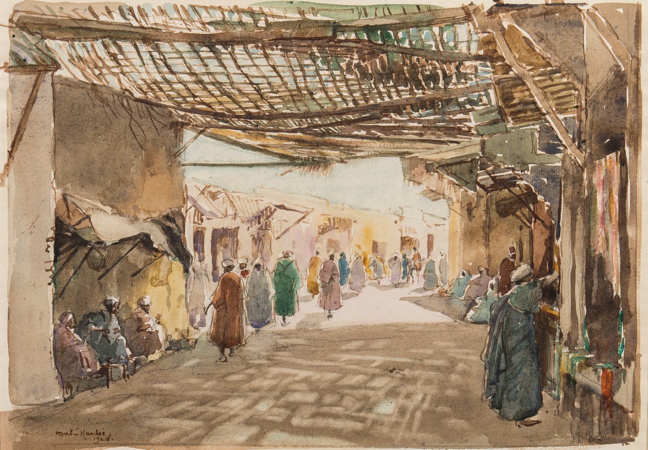 Egy Souk Fezben alkotó: Martin Hardie