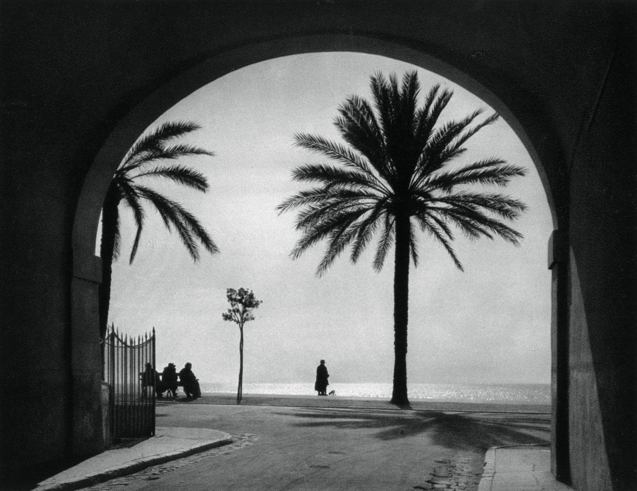 Az Egyesült Államok rakpartja, Nizza, Franciaország, 1937 alkotó: Martin Hurlimann