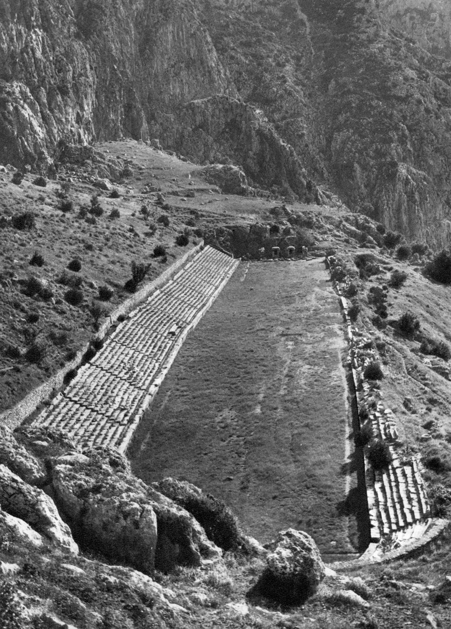 Stadion, Delphi, Görögország, 1937. alkotó: Martin Hurlimann
