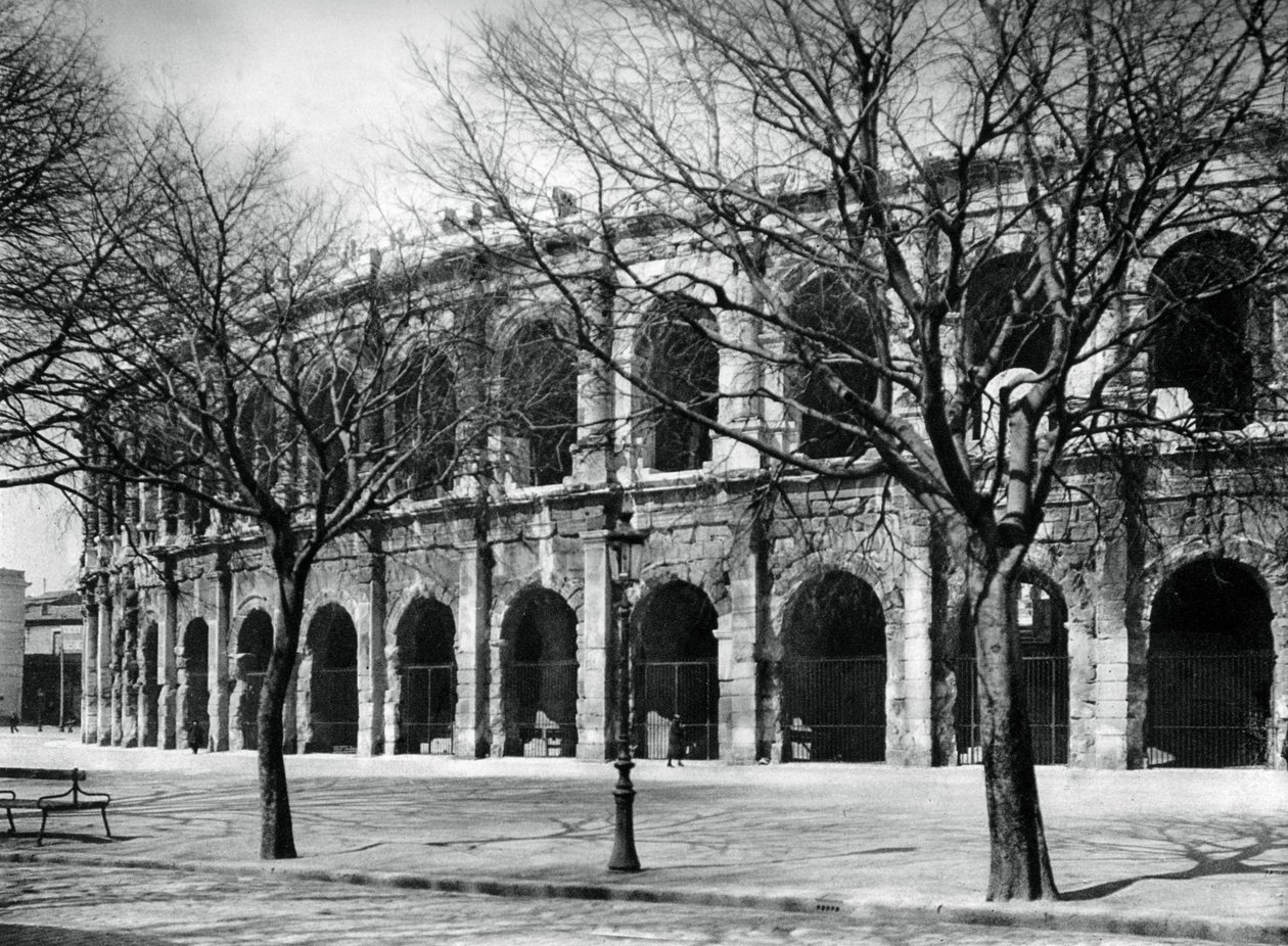 A római aréna, Nimes, Provence, Franciaország, 1937 alkotó: Martin Hurlimann