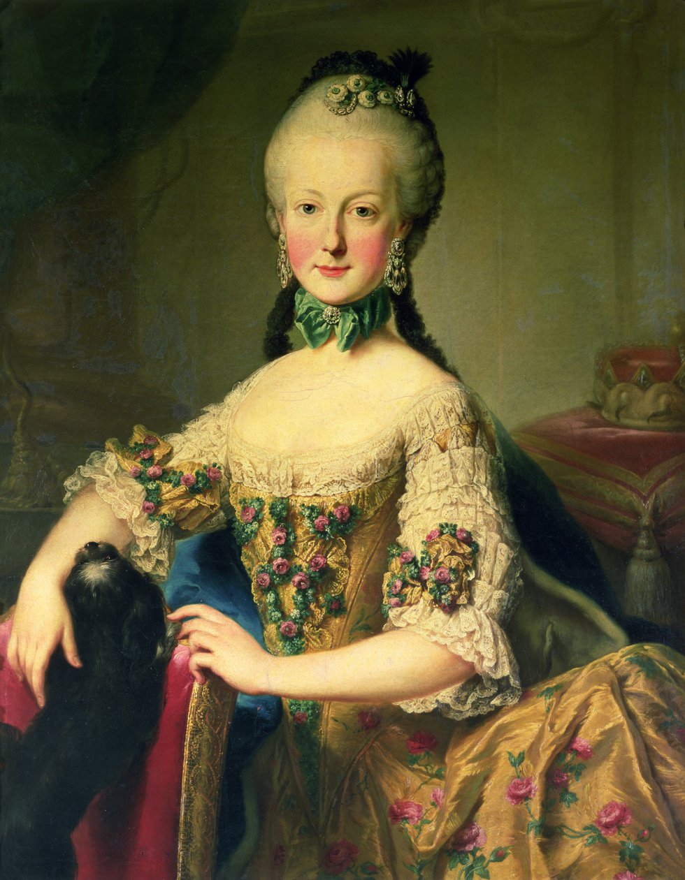 Habsburg-Lothringen Mária Erzsébet főhercegnő (1743-1808), Mária Terézia osztrák császárnő (1717-80) és I. Ferenc császár (1708-65) hatodik gyermeke alkotó: Martin II Mytens or Meytens