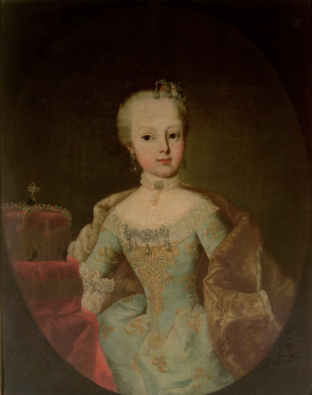 Maria Josepha Habsburg-Lothringen főhercegnő (1751-67), Mária Terézia osztrák császárné (1717-80) és I. Ferenc császár (1708-65) tizenkettedik gyermeke alkotó: Martin II Mytens or Meytens