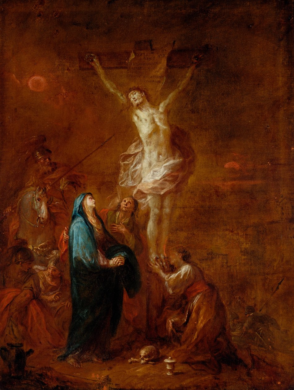Krisztus a kereszten alkotó: Martin Johann Schmidt