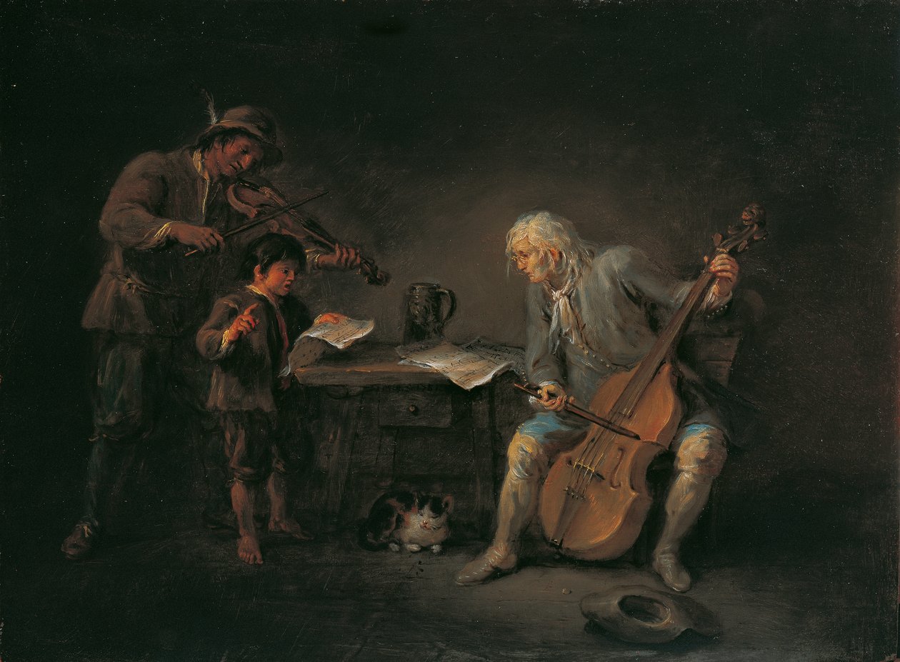zenészek alkotó: Martin Johann Schmidt