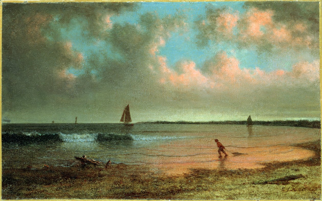 New England tengerparti jelenet alkotó: Martin Johnson Heade