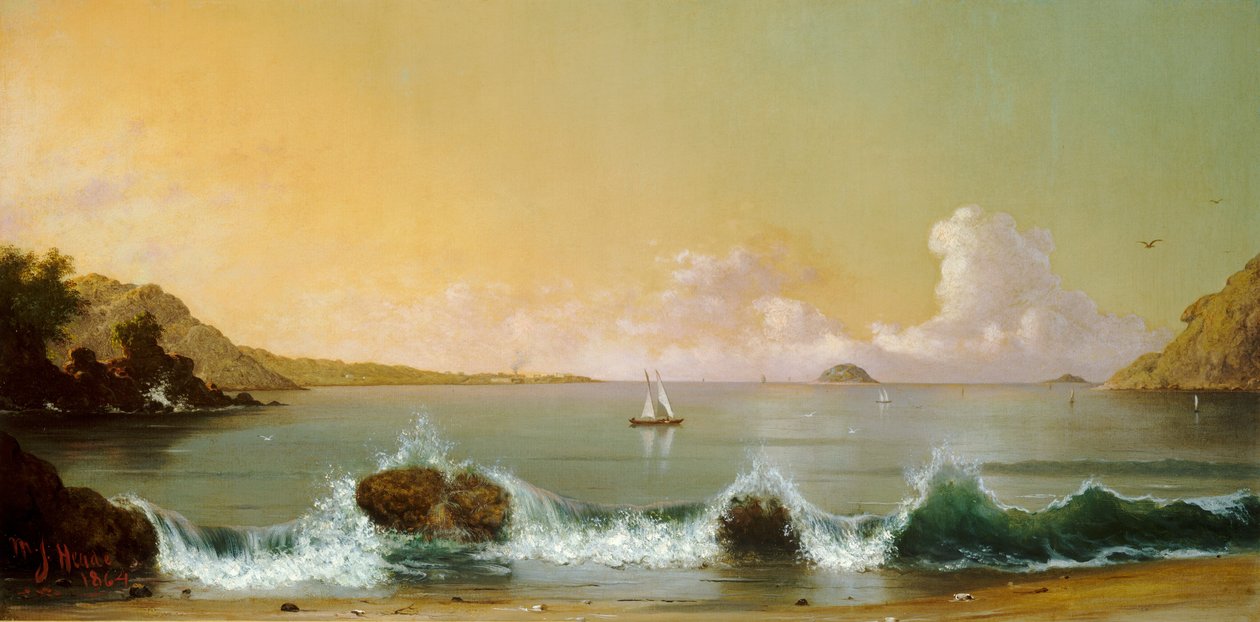 Rio de Janeiro-öböl, 1864. alkotó: Martin Johnson Heade